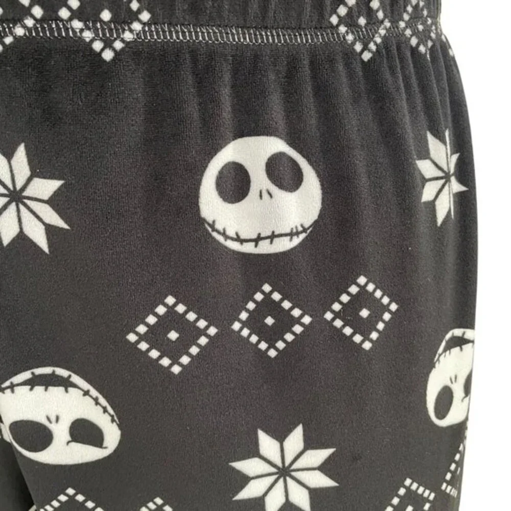 Disney Jack Skellington Sleep Pants 2X Cozy Gothcore Christmas Loungewear - Picture 8 of 9